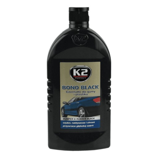 K2 BONO BLACK BLACK NA GUMU A PLASTY 500ml