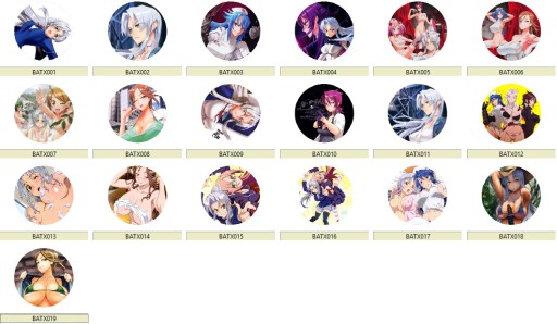 Manga Anime Triage X Pins MNOHÉ DIZAJNY