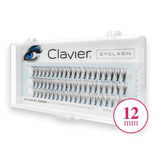 CLAVIER Trsy Hodvábne riasy Prírodné hrubé 12 mm