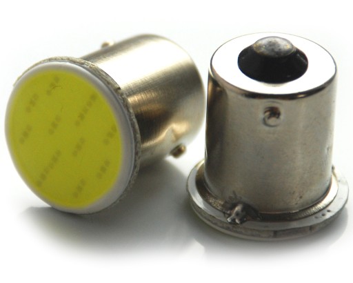 BA15S 24 Čipová COB žiarovka P21W studená 12V