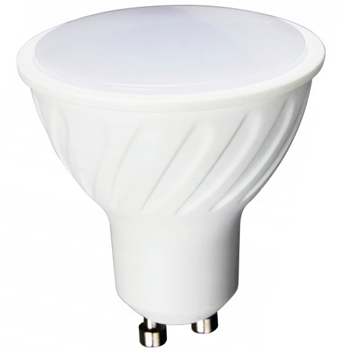 GU10 LED žiarovka 6W 2900K TEPLÁ BIELA 660lm 120° Efektívny PREMIUM CCD