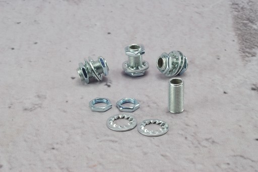 vsuvky závitové podložky rúr matice 4x2cm