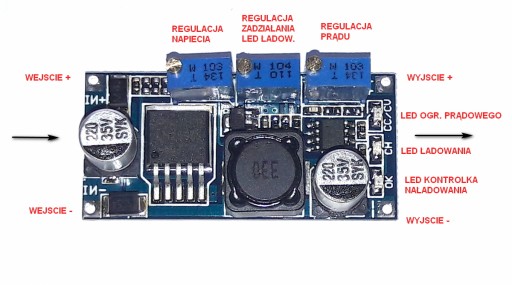 REGULAČNÝ MENIČ LM2596, 1-37V, 3A, CV/CC