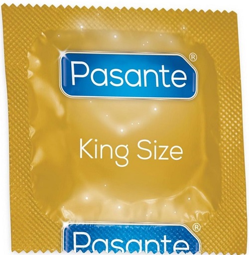 PASANTE KING SIZE orgazmové kondómy, väčšia veľkosť, erotika, 10 ks.