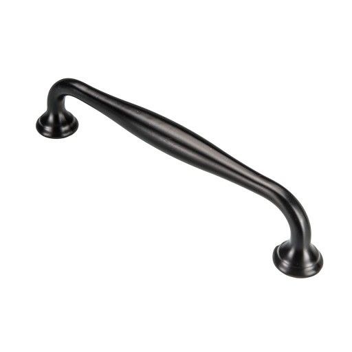 Nábytková rukoväť ELEGANT ROMA BLACK 96mm