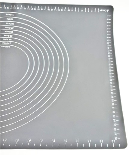 SILIKÓNOVÁ DOSKA VEĽKÁ SKLADAČNÁ, PROTIŠMYKOVÁ PODLOŽKA NA TORTU 50 X 39 CM