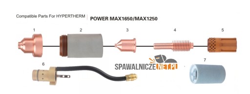 ELEKTRODE PMX1250/1650 40A-80A 120926