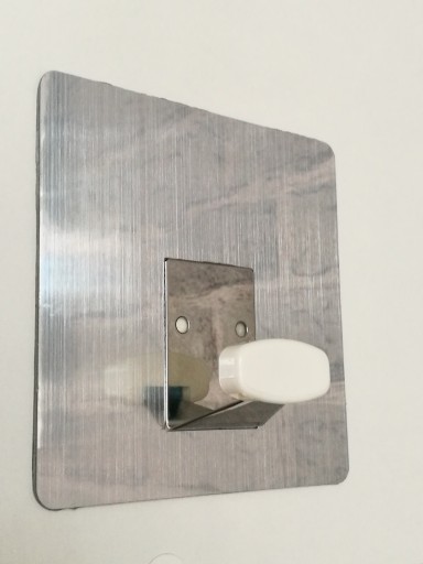 SAMOLEPIACI HÁKOVÝ VEŠIAK, CHROME INOX