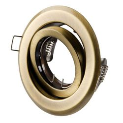 Pohyblivé LED halogénové svietidlo ANTIQUE BRASS