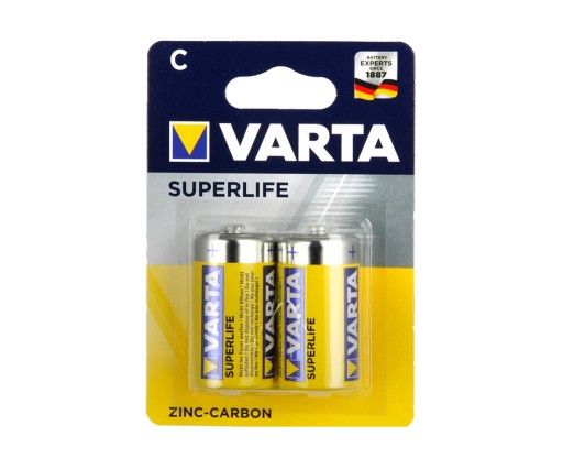 2xAkumulátor R14 P VARTA SUPERLIFE B2 1,5V box