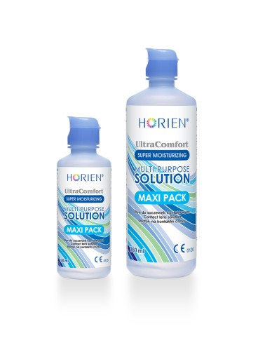 Horien Maxipack tekutina na šošovky 360ml + 120ml
