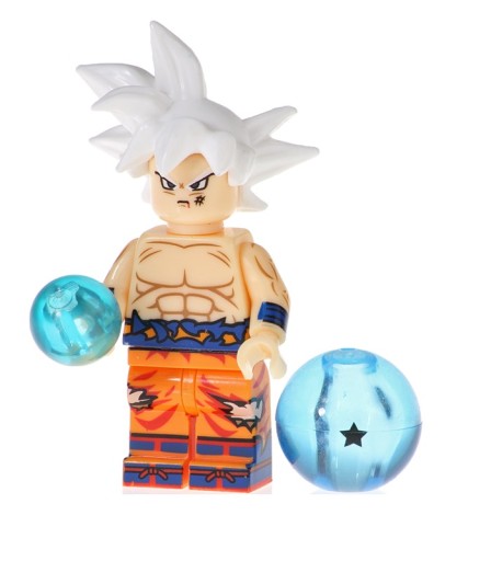 Dragon Ball blokuje figúrku Son Goku White Ultra Instinct