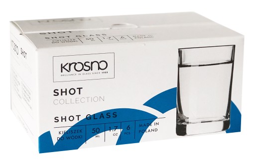 KROSNO POHÁRKY NA VODKU 50ml 6 ks