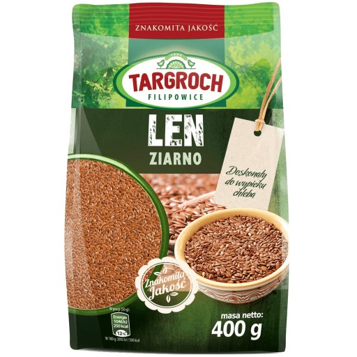 Tarpea Flax Natural Seeds Ľanové semienko na müsli dezerty 400g