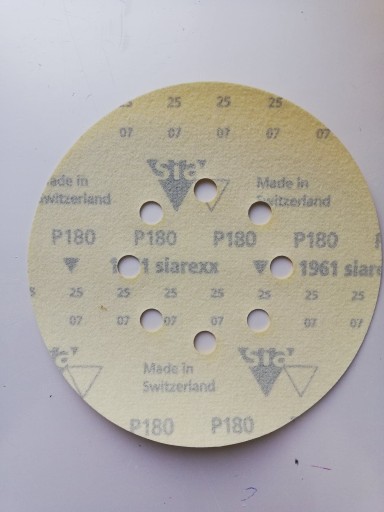 Brúsny papier na suchý zips SIA siarexx fi 150 P180