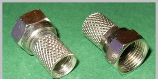 F zástrčka do RG6 s tesnením, sada 10 satelitov (0793)
