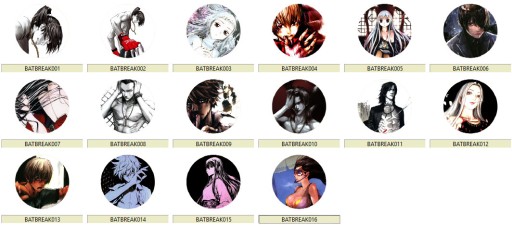 Manga Anime The Breaker Pins MNOHÉ DIZAJNY