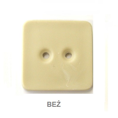 VEĽKÉ PLASTOVÉ GOMBÍKY - Štvorcové BÉŽOVÉ