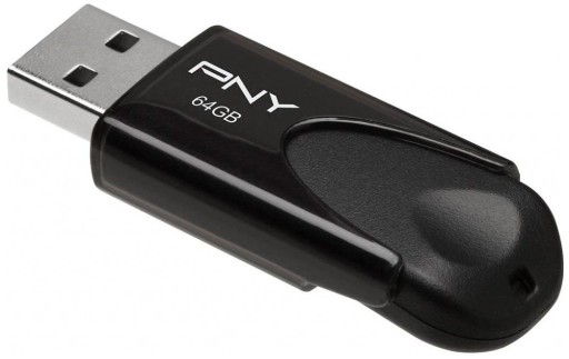 Pero 64GB PNY Attache klasické rozšíriteľné čierne