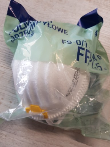 FILTRAČNÁ POLMASKA FS-O/17 FFP1 Č.D, SADA 5 KS. CE