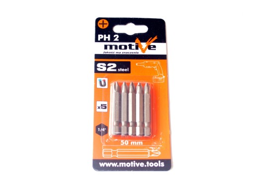 HROTY SKRUTKOVAČA PH2 BROTY 50 MM SADA 5 ks