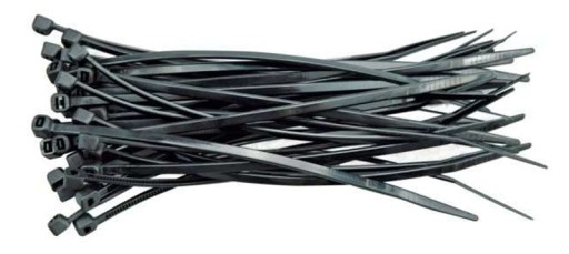 Sťahovacie pásky plastové sťahovacie pásky 3,6 mm 200 mm 20 cm 100ks čierne
