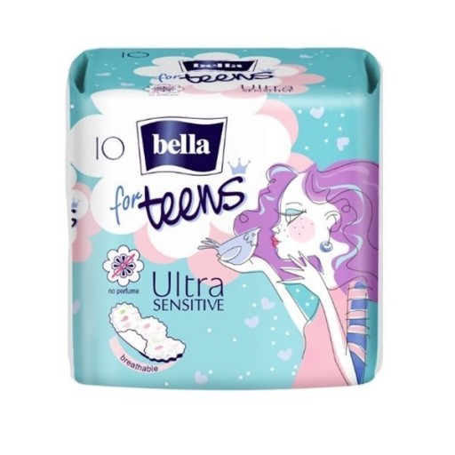 BELLA PRE TEENS Ultra Sensitive hygienické vložky 10 ks.