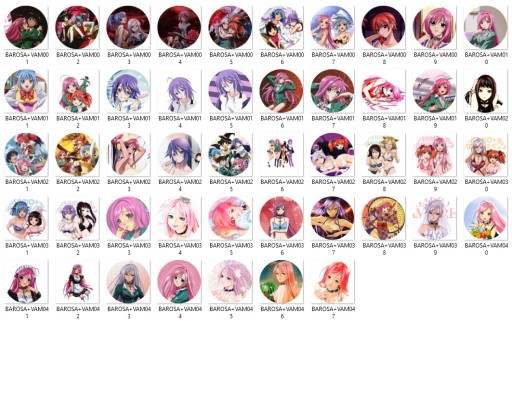 Manga Anime Rosario + Vampire pins NA VÝBER