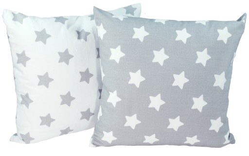 Bunda obliečka na vankúš 45x45 Grey Stars