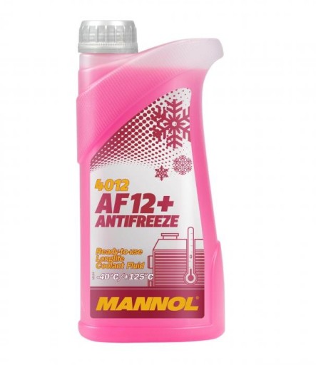 Af12+ chladiaca kvapalina do -40 ružová Mannol 1l