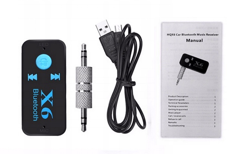 VYSIELAČ ZVUKU BLUETOOTH 4.1 AUX MINI-JACK