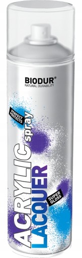 AKRYLÁTOVÝ SPREJ LEŠTIČ 500ML CLEAR BIODUR