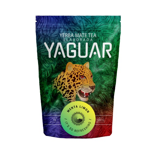 Yerba Mate Yaguar Menta Limon Mint 0,5kg 500g