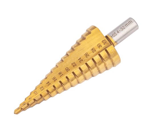 KROKOVACÍ KUŽELOVÝ VŔTAČ HS TYTAN 4-32mm VŔTAČKY
