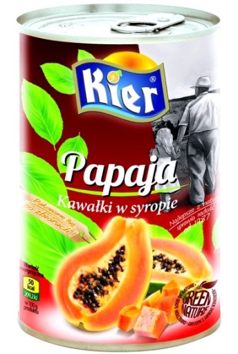 Kúsky papáje v sirupe Light 425g Kier Tajlandi