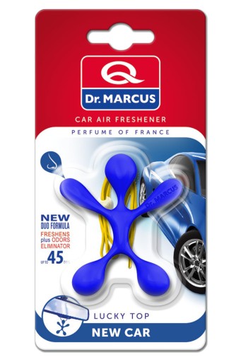 Osviežovač vzduchu do auta s vôňou Funny Man Nové auto Odolné