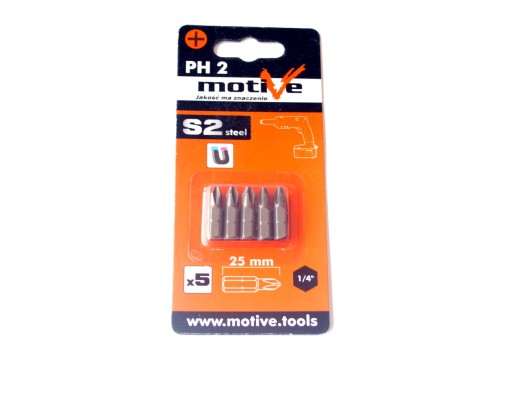 HROTY SKRUTKOVAČA PH2 BROTY 25MM SADA 5 ks