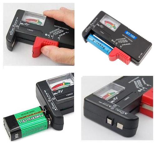 AA AAA R14 TESTER BATERIE METER
