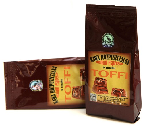 Ochutená instantná káva Toffee espresso tofi