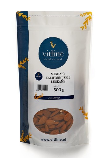 KALIFORNIA LÚPANÉ MANDLE 500g VŠETKY PRÍRODNÉ