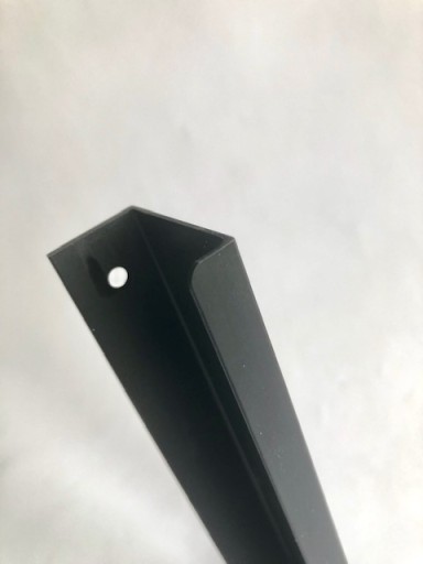 Okrajová rukoväť F9 L-150 mm, matná čierna, typ VERA