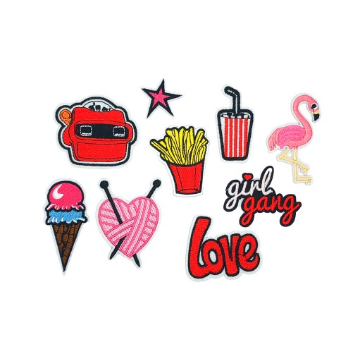 TERMO náplasti FLAMING LOVE HEART TERMO 9 kusov SET