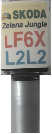 SKODA 9452 3U F8K AQUA BLUE FARBA ŠKRABINA DOTYK