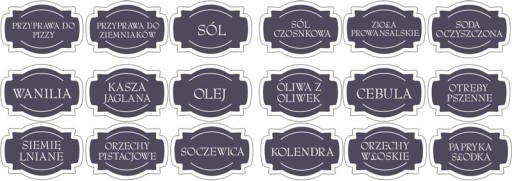 ŠTÍTKY NÁLEPKY na NÁDOBY NA KORENIE na dózy do 200 ks