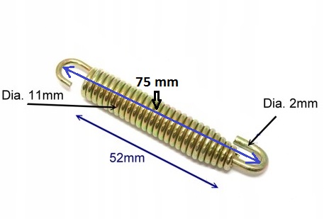 Pružina JMT pre 75mm výfuk
