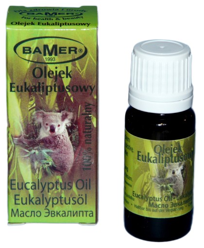 BAMER EUKALYPTUS ESENCIÁLNY OLEJ 100% PRÍRODNÝ
