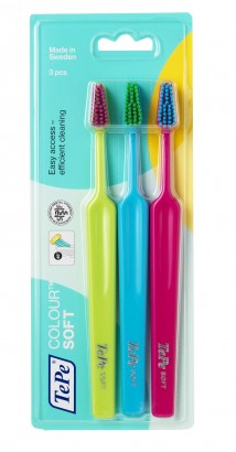 Zubná kefka TePe Color Select Soft 3 PACK 631