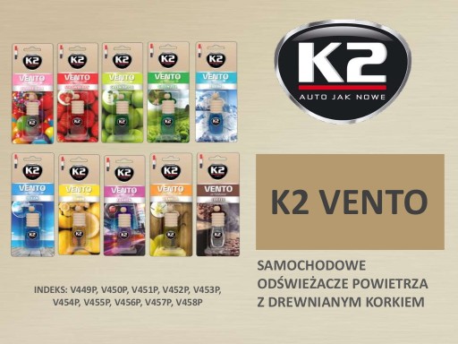 K2 VENTO FRESH VÔŇA DO AUTA 8ml OSVIEŽOVAČ