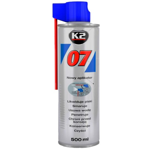 K2 07 Odstraňovač hrdze Penetrátor VIACÚČELOVÝ 500ML