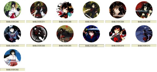Manga Anime Blood-C Pins MNOHÉ DIZAJNY